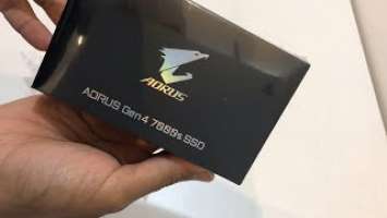 Gigabyte Aorus 7000s M.2 NVMe 2TB SSD Unboxing