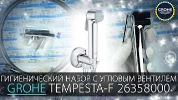 Видео обзор Гигиенического набора с угловым вентилем Grohe Tempesta-F Trigger Spray 30 26358000