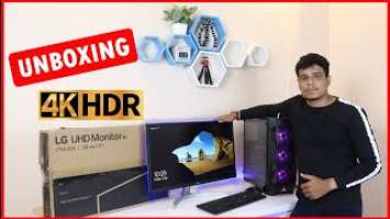 Unboxing LG 4K monitor | best 4K monitor | LG 27UL500 #4kmonitor