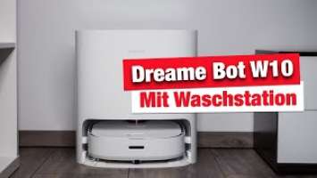 Dreame Bot W10 - Saug & Wischroboter mit Waschstation + extremer Ketchup auf Boden Test