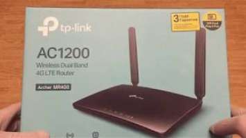 ОНЛАЙН ТРЕЙД.РУ — Роутер двухдиапазонный tp-link 4G LTE Wi-Fi Archer MR400 v3