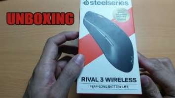 SteelSeries Rival 3 Wireless Gaming Mouse Unboxing