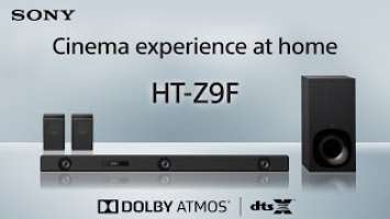 Sony HT-Z9F Soundbar: Experience the magic of Dolby