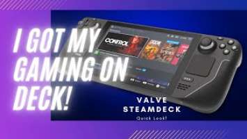 Gaming ON Deck!  Valve Steam Deck!