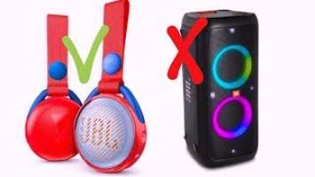 ДЕТСКАЯ JBL jr POP и ПРОВЕРКА JBL Partybox 300 - минус и блютуз