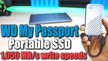 WD My Passport Portable SSD | 1,050 MB/s speeds, Password Protection, Drop Resistant | Giveaway!