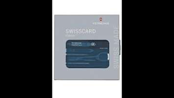 Victorinox Swiss card lite blue unboxing and review. Awesome product !!!