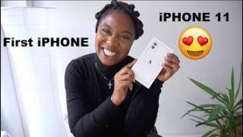 MY FIRST IPHONE | iPhone 11 Unboxing | in African Accent