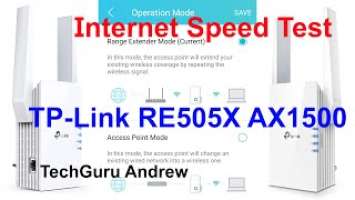 TP-Link RE505X AX1500 Wi-Fi Range Extender