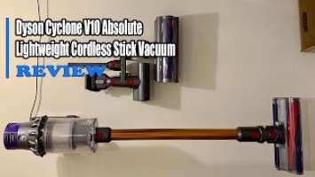 Dyson Cyclone V10 Absolute Lightweight Cordless Stick Vacuum Cleaner - Review 2022