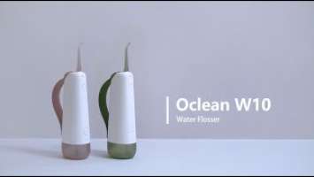 How to Use Oclean W10 Water Flosser to Floss