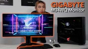 Gigabyte M34WQ Monitor x Rose Gaming