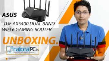 ASUS TUF Gaming AX5400 Dual Band WiFi 6 Gaming Router unboxing (Hindi)