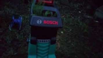 Shredding conifer with bocsh axt 25 TC shredder