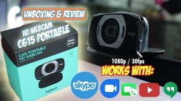 C615 Logitech Webcam 1080/30FPS - Unboxing & Review