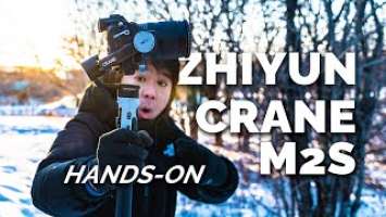 Zhiyun Crane M2S Hands-On Review | BEST COMPACT Gimbal?!