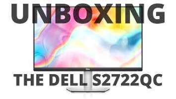 Unboxing the Dell S2722QC