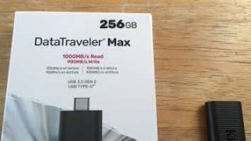 Kingston Technology DataTraveler Max 256GB USB-C Backup Drive Review 9-19-21