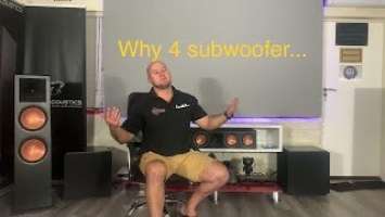 Marantz cinema 50 and 4 subwoofers what its like to live with...