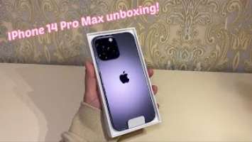 Урраа! Жаңа АЙФОН 14 про МАКС Распаковка IPhone 14 Pro Max 512 GB (фиолетовый). Unboxing iPhone 14