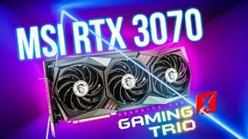 MSI RTX 3070 GAMING X TRIO Маркетинговый обман? Обзор - полный разбор / Disassembly тесты в 3 играх.