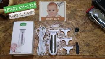 Kemei KM-1318 Baby Clipper Murah | Mencukur Rambut Anak di Rumah Aja