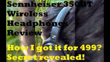 Reviewing Sennheiser HD 350BT Bluetooth Wireless Over Ear Headphones with Mic (Black) | Tech Review