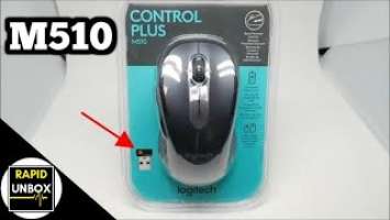 Logitech Wireless Mouse M510 - Control Plus - Unboxing