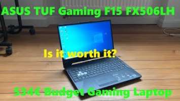 ASUS TUF Gaming F15 FX506LH Unboxing and First Impressions