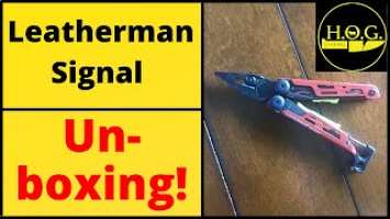 Leatherman Signal Unboxing! Awesome Outdoor Multitool