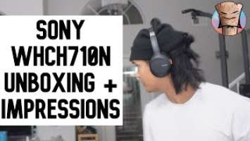 Sony WHCH710N Headphones Unboxing and First Impressions (BLACK FRIDAY 2022 PICKUPS)