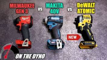 DeWalt's All New DCF850 Tiny Impact Driver Dyno'd vs Milwaukee & Makita XGT