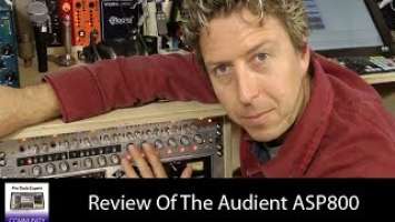 Review Of The Audient ASP800 8 Channel Mic Pre & A D