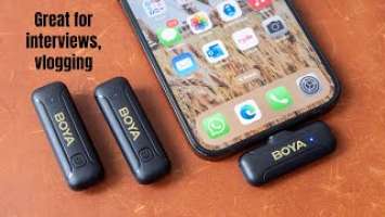 Review: Boya wireless iPhone Mic (BY-WM3T2-D2)