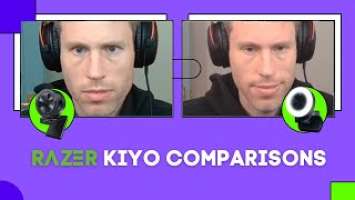 Razer Kiyo Pro and Kiyo Comparison (SPLIT SCREEN)