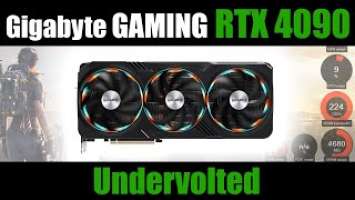 Gigabyte RTX 4090 GAMING OC | Undervolted