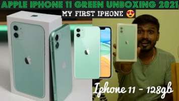 Iphone 11 Unboxing Tamil 2021 | Power Adapter 20W | Apple Iphone Green Color |What is inside the box