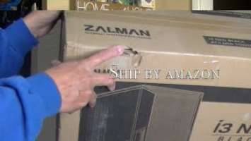 Zalman I3 Neo ATX Computer Case Black Edition  Unboxing