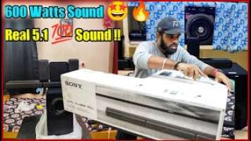 Unboxing Real 5.1 Home Theatre For New TV  - Sony HT-S40R Unboxing & Sound Test  | Enowaytion Plus