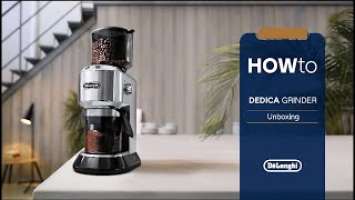 What’s in pack with the De’Longhi Dedica Coffee Grinder KG520.M