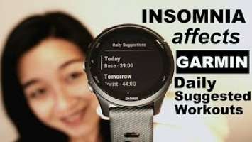 GARMIN Forerunner 255 Best Free Running Coach? Daily Suggested Workouts Are Affected By Poor Sleep