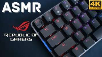 ASMR UNBOX - ASUS ROG FALCHION 65% WIRELESS MECHANICAL KEYBOARD *CLICKY*