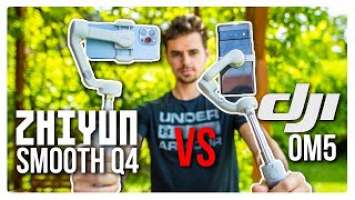 The best Smartphone Gimbal? Zhiyun Smooth Q4 vs DJI OM5