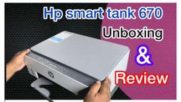 Hp smart tank 670 printer | unboxing ink tank printer | hp printer @priyaaarna3168