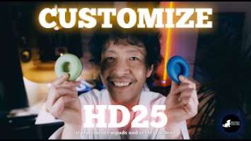 REPLACE YOUR HD 25 SENNHEISER EAR PADS & CNTR CUSHION - LEVEL ★☆☆☆