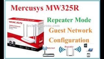 Mercusys MW325R Repeater Mode Configuration in hindi