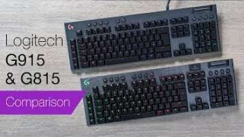 Logitech G915 unboxing & G815 comparison