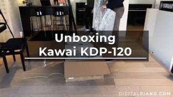 Unboxing and assembly of Kawai KDP-120 | Digitalpiano.com