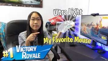 Xtrfy New M4 RGB Ultra-Light Gaming Mouse Unboxing and Review - Try It In Fortnite Gameplay