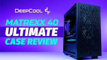 A Budget Micro-ATX Case that Performs and Looks Good? Yes! The Ultimate DeepCool Matrexx 40 Review